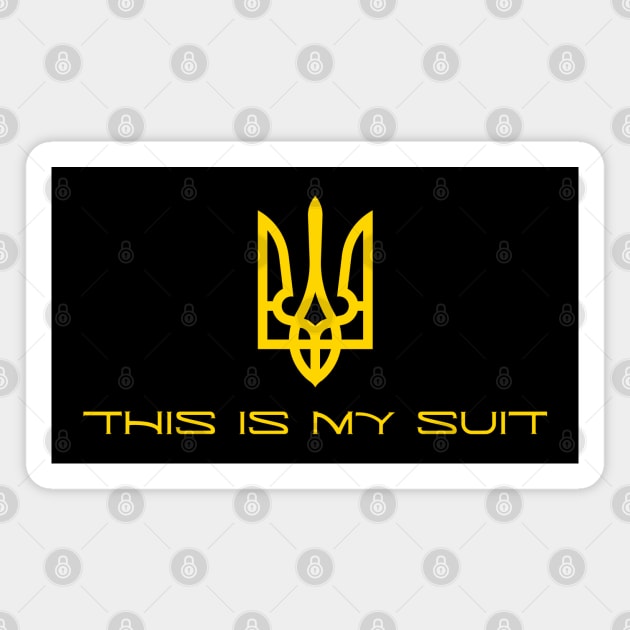 This Is My Suit Magnet by Creatifly Graphic Tees